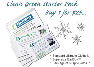 Give the gift of all 3 sizes of the original Ultimate Cloth. It's the perfect clean green starter package for those you care about.
